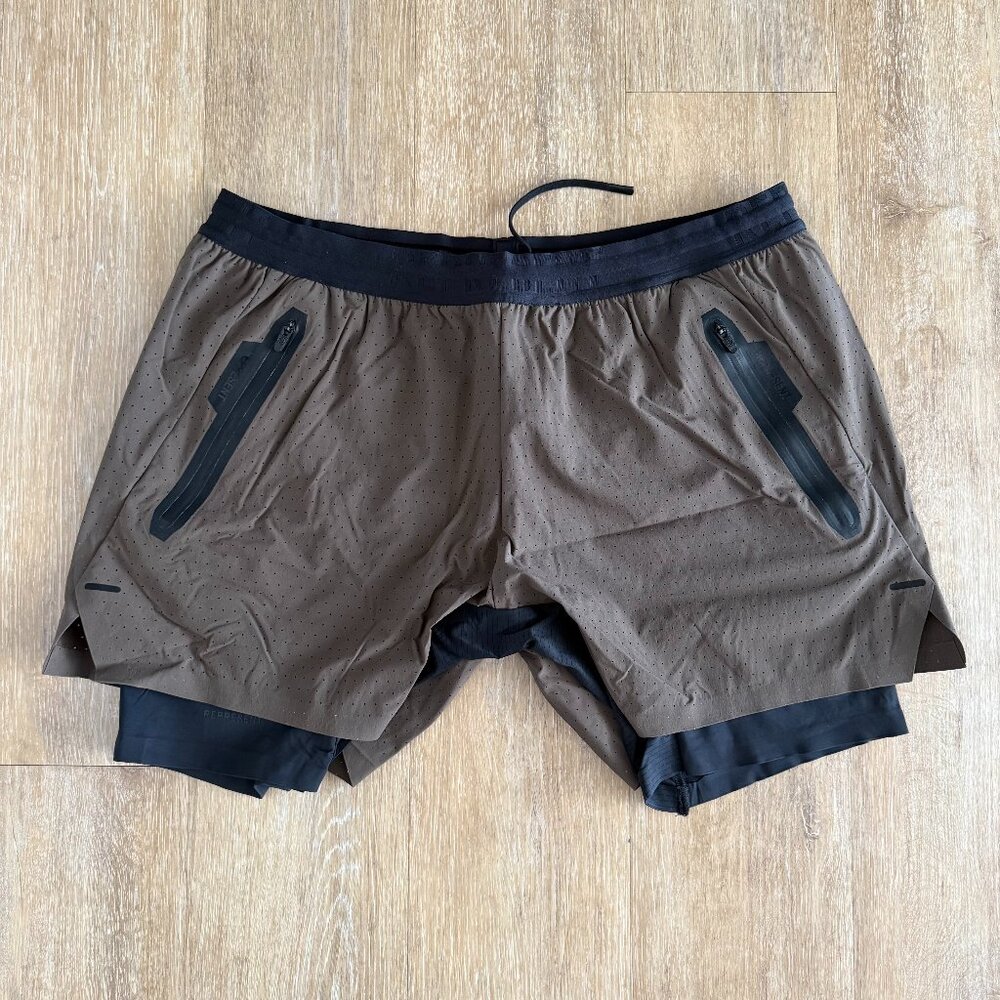 247 REPRESENT 'Hybrid Short' - Brown - Size XL